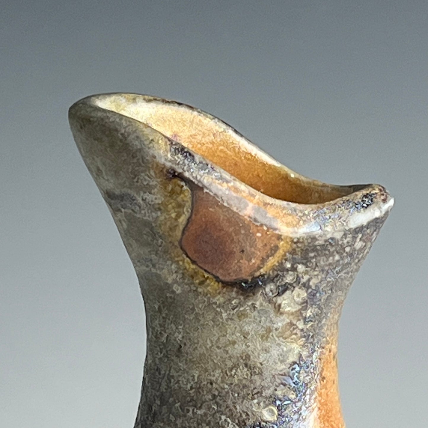 Reduction cooled bud vase