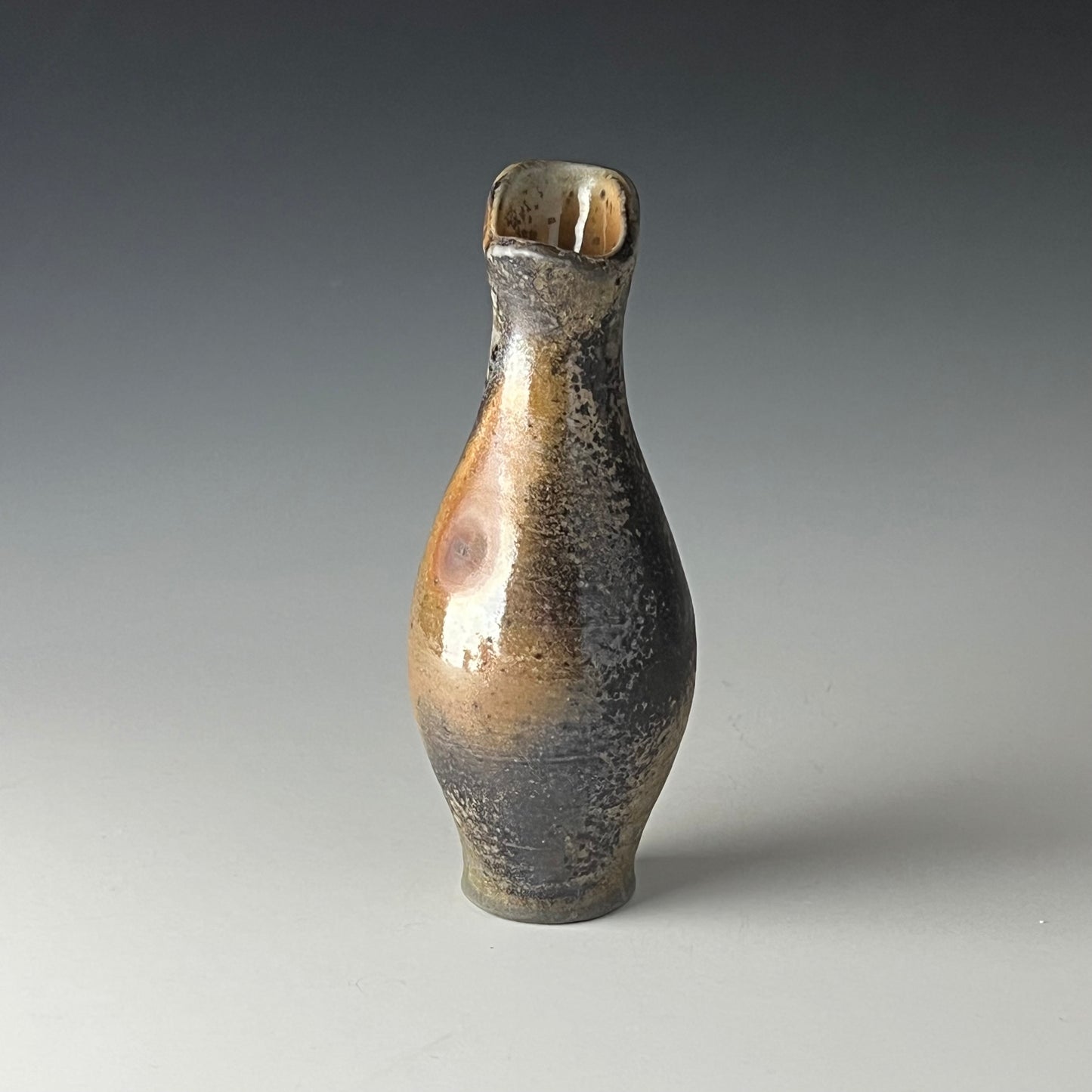 Reduction cooled bud vase