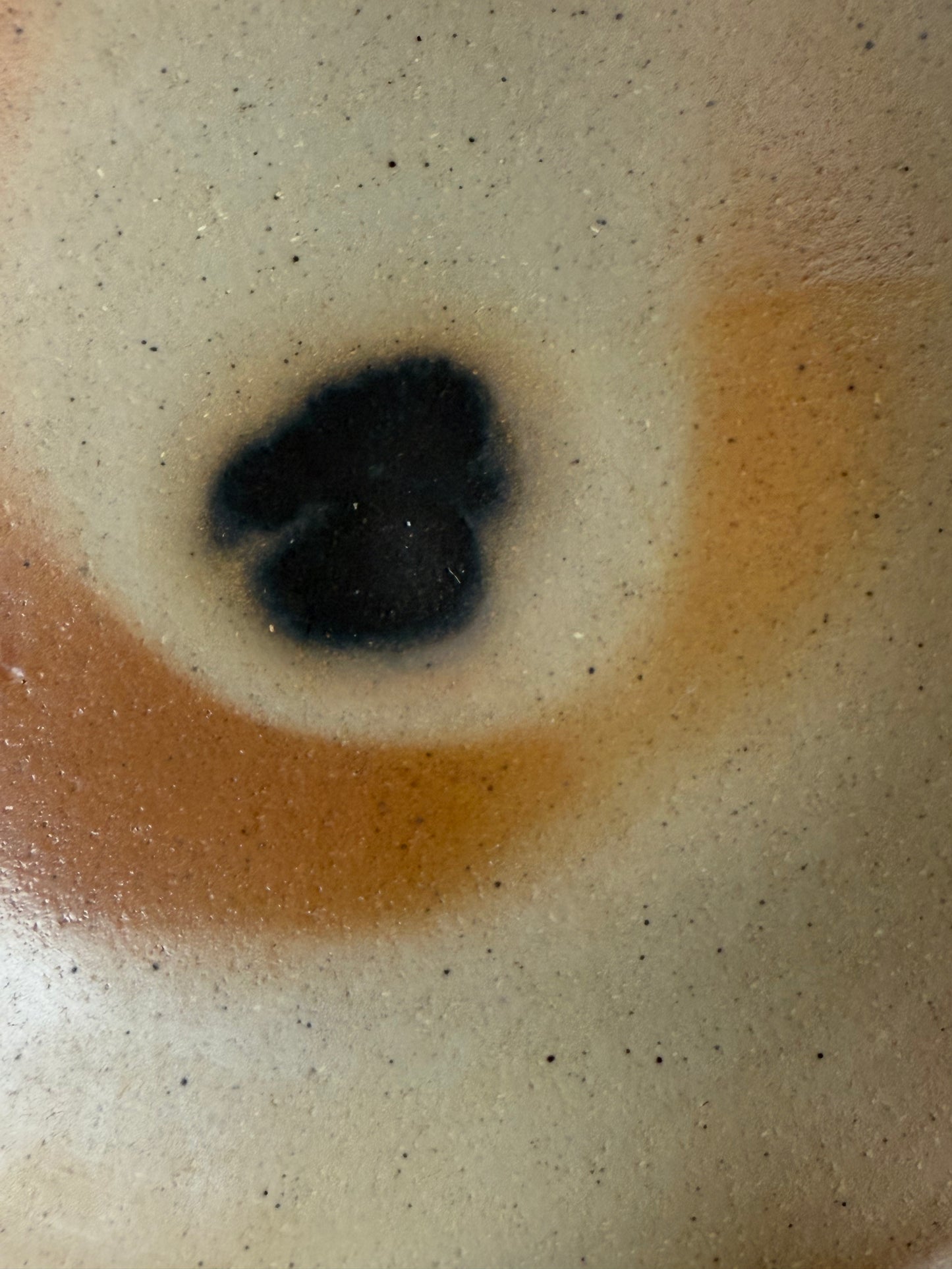 Peachy undulating bowl