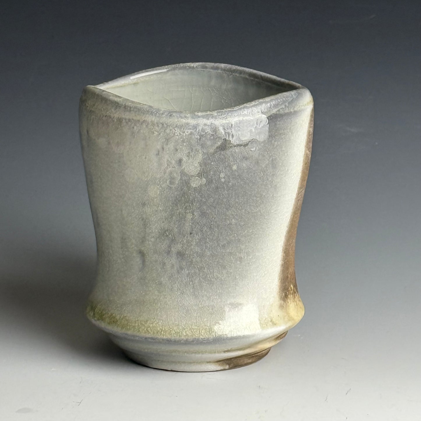 Cream and grey mug