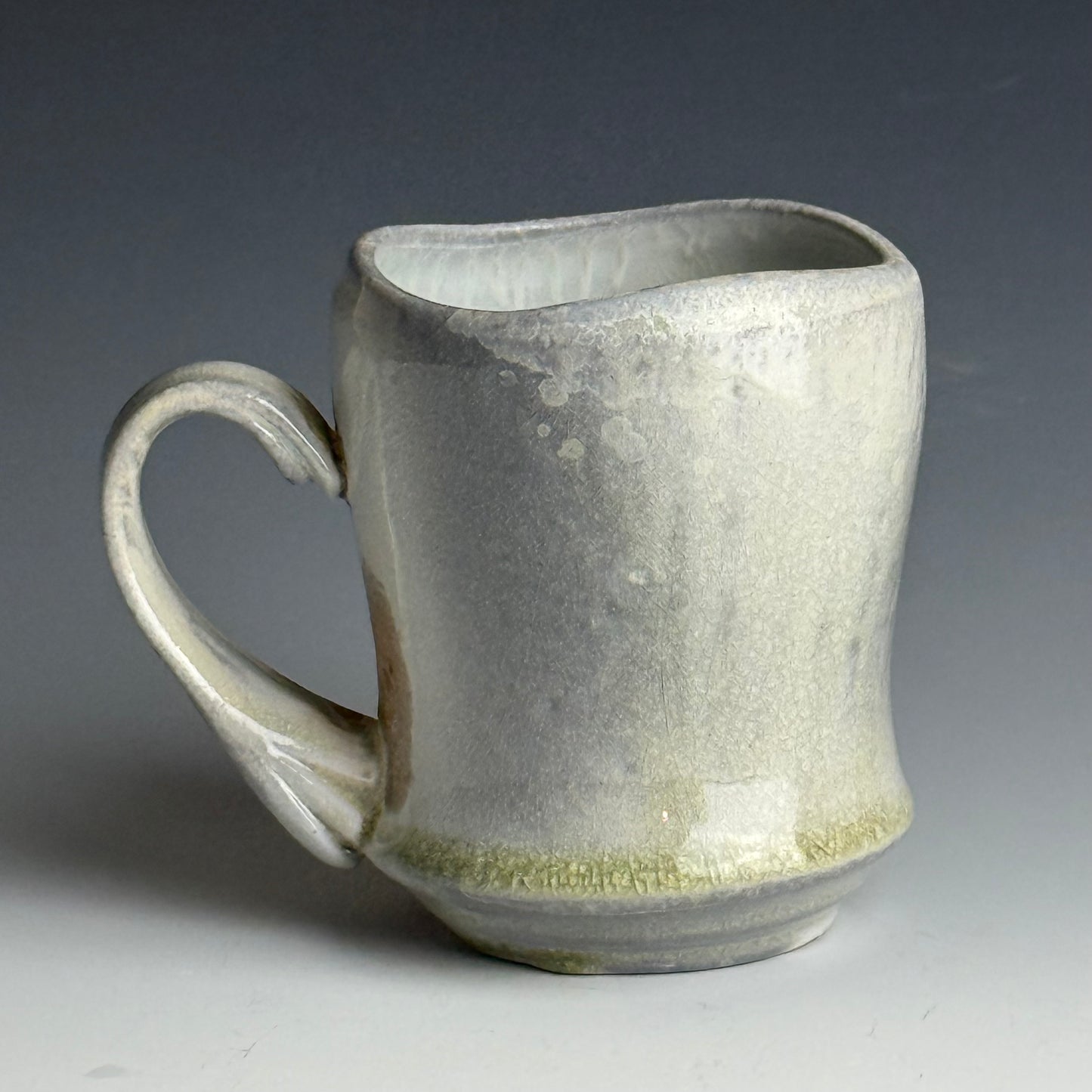Cream and grey mug