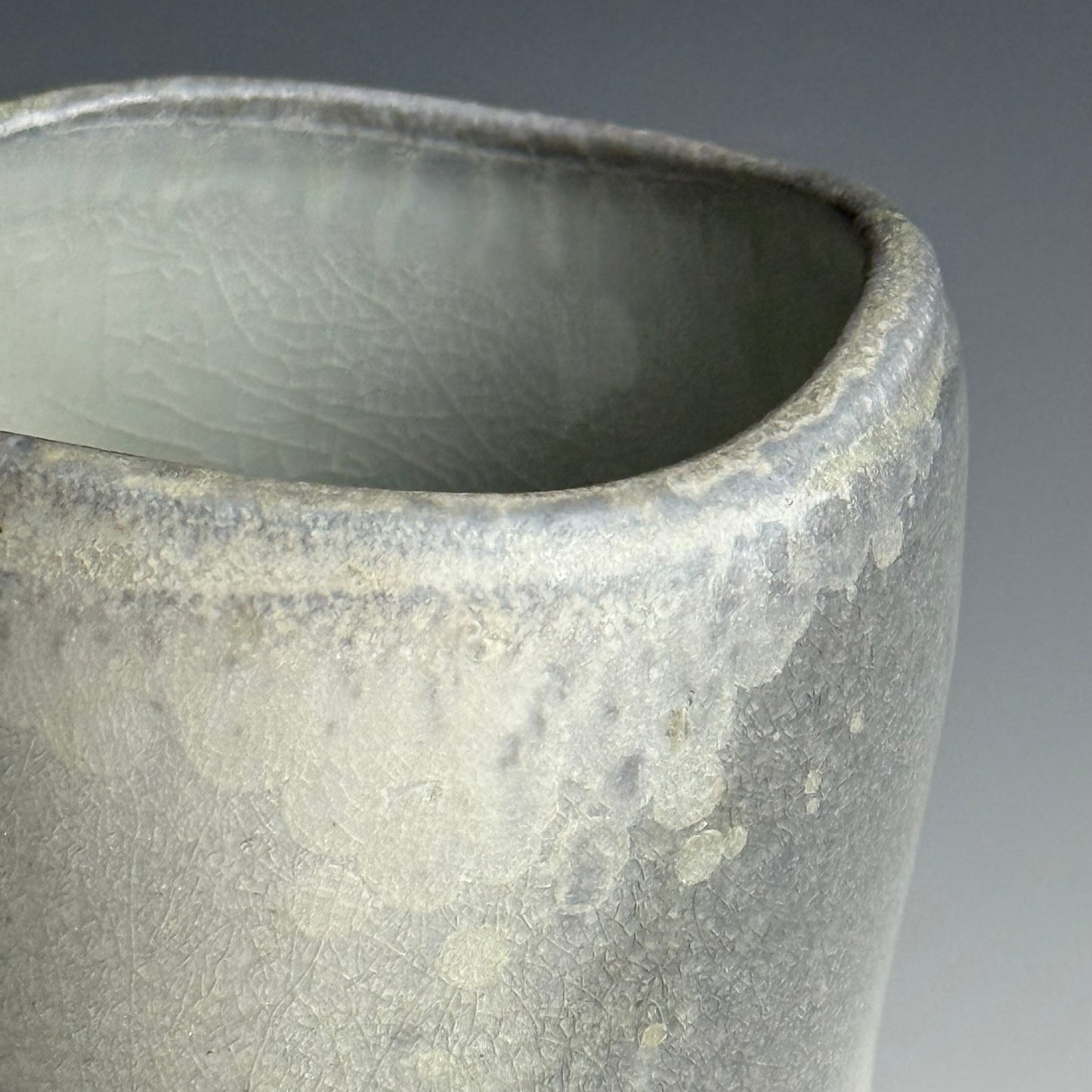 Cream and grey mug