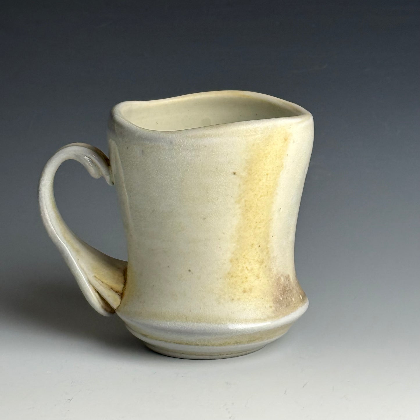Cream and rust mug