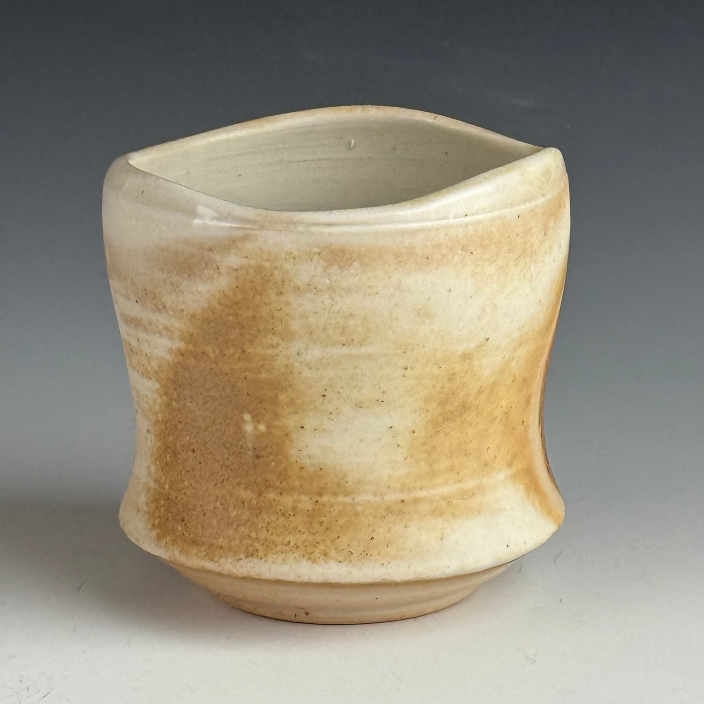Side-fired cocktail cup
