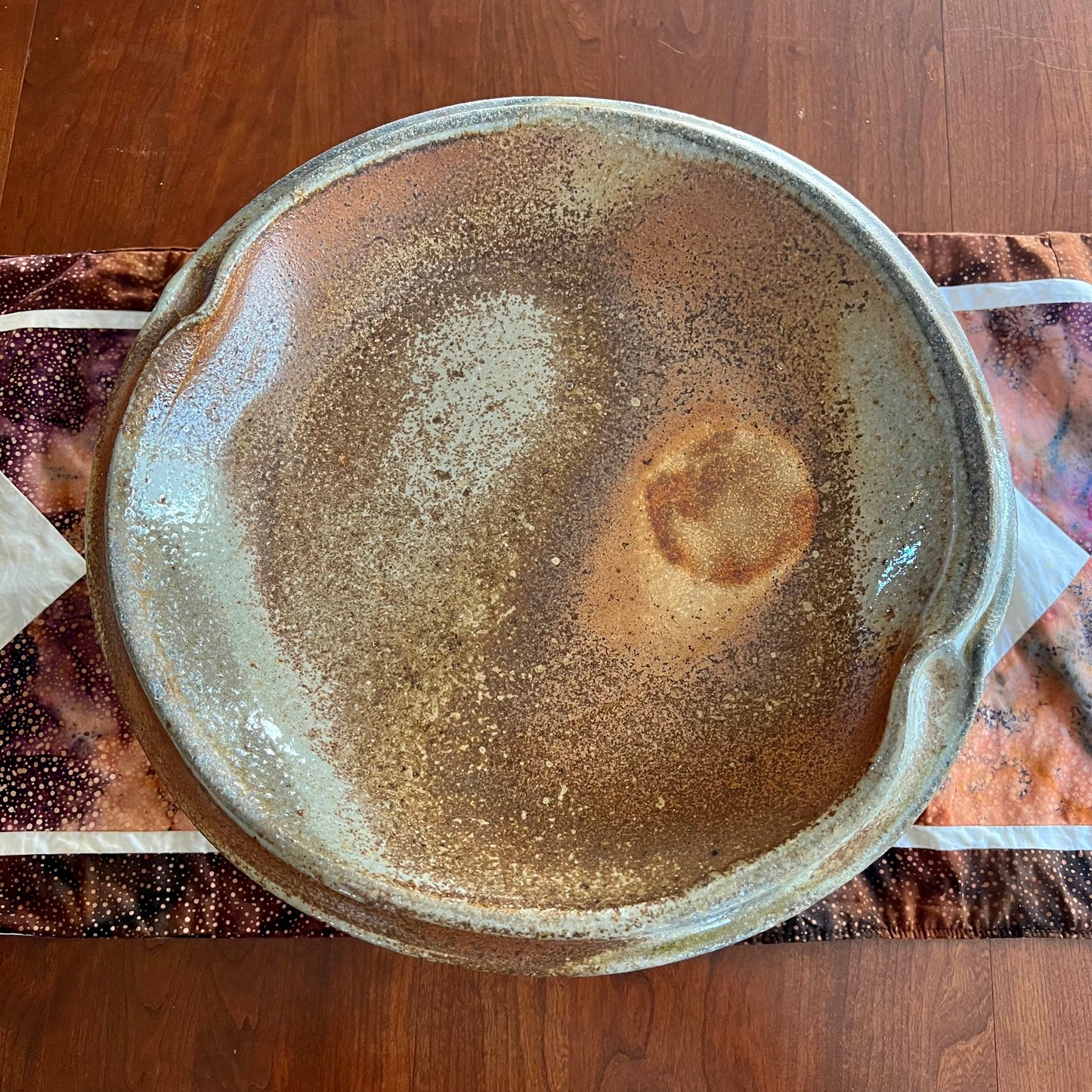 Ample serving bowl