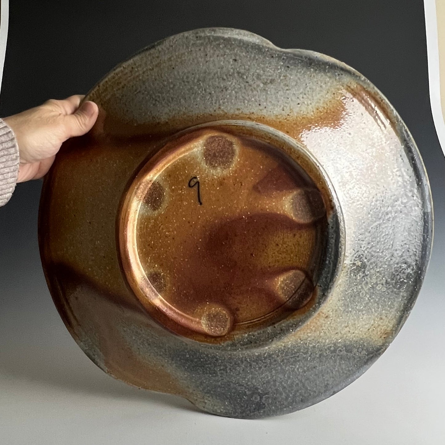 Ample serving bowl