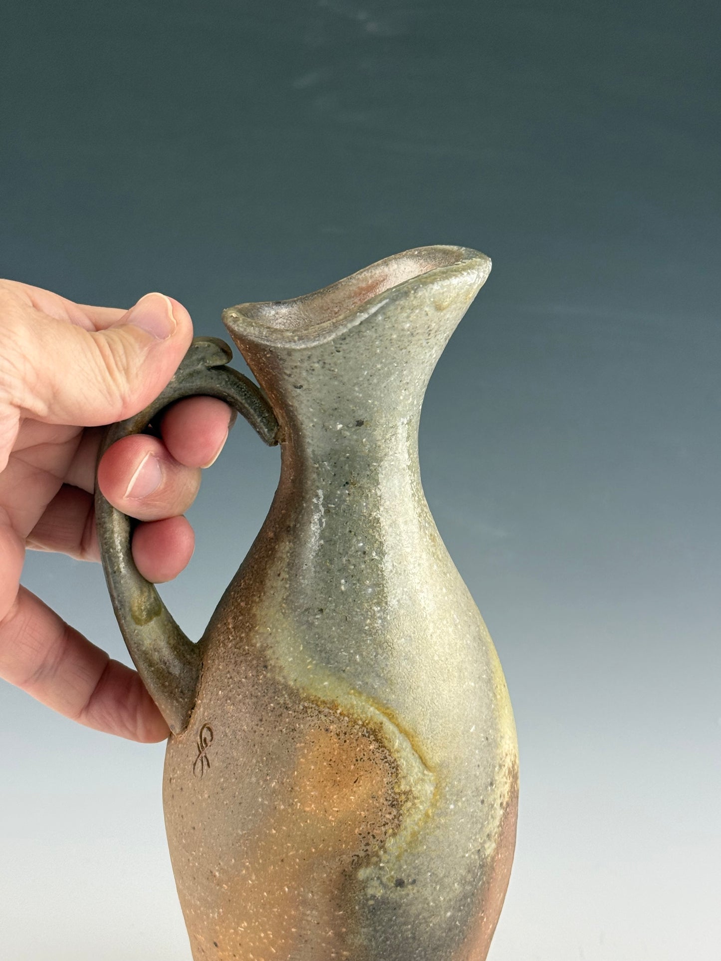Stoneware pitcher