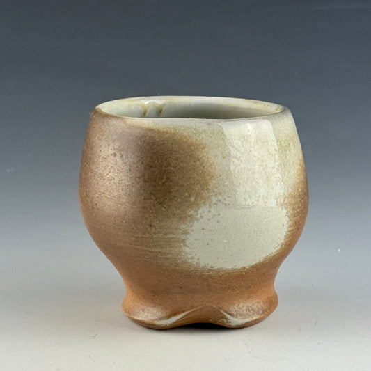 Creamy cup for tea or wine