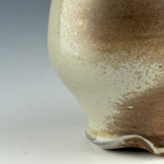 Creamy cup for tea or wine