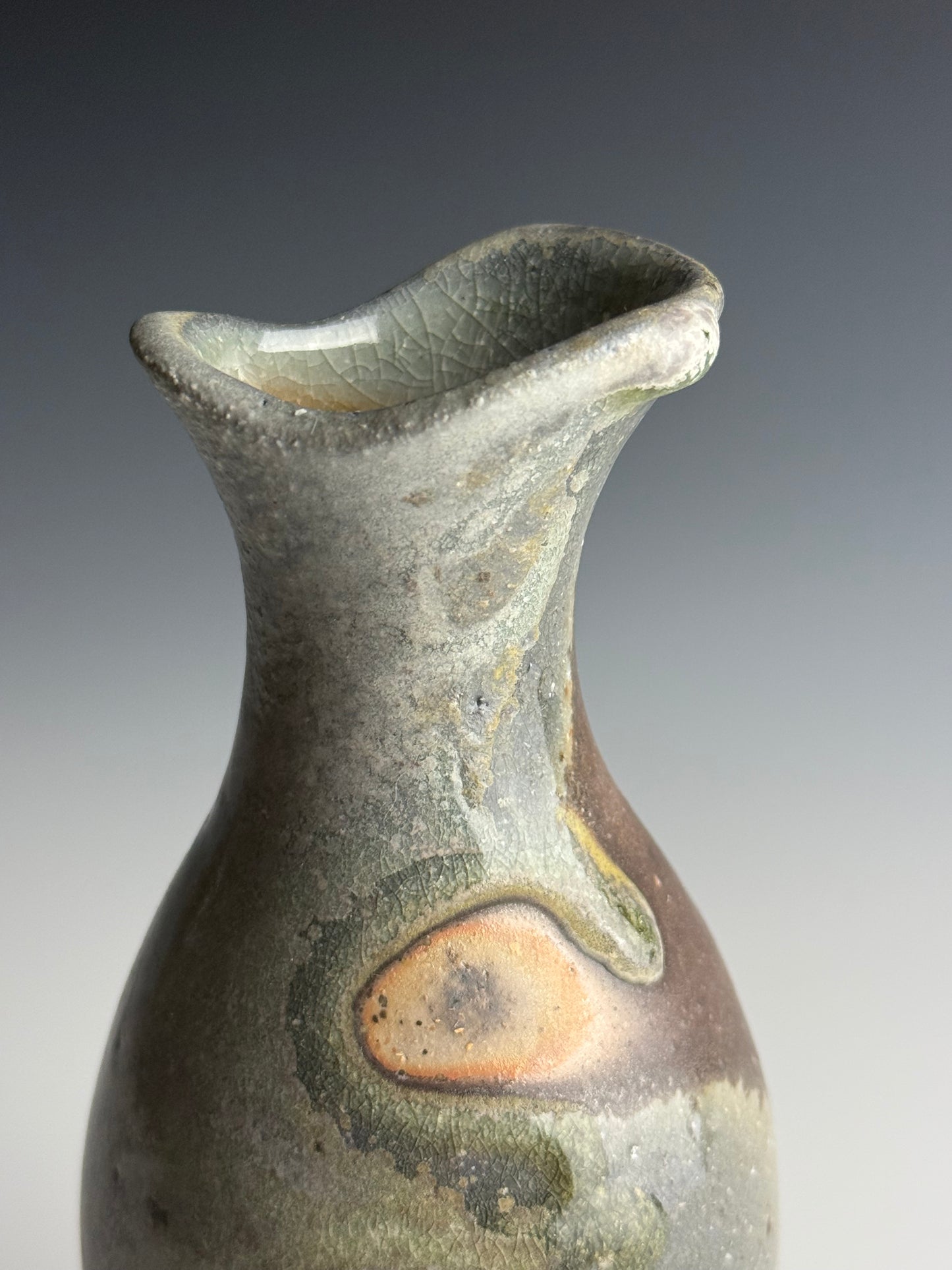 Side fired vase
