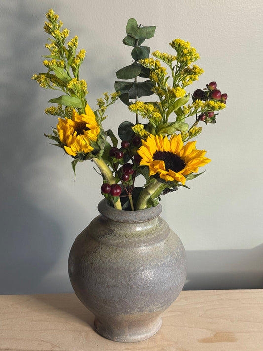Smoke and ash vase