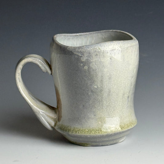 Cream and grey mug